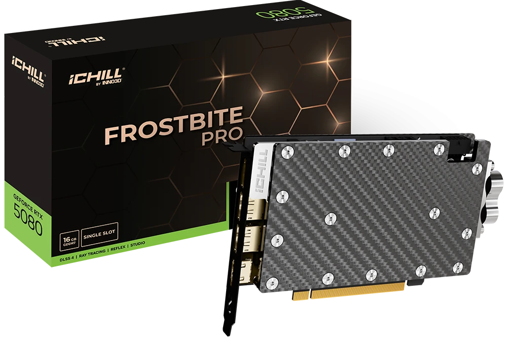 INNO3D GeForce RTX 5080 iCHILL FROSTBITE PRO
